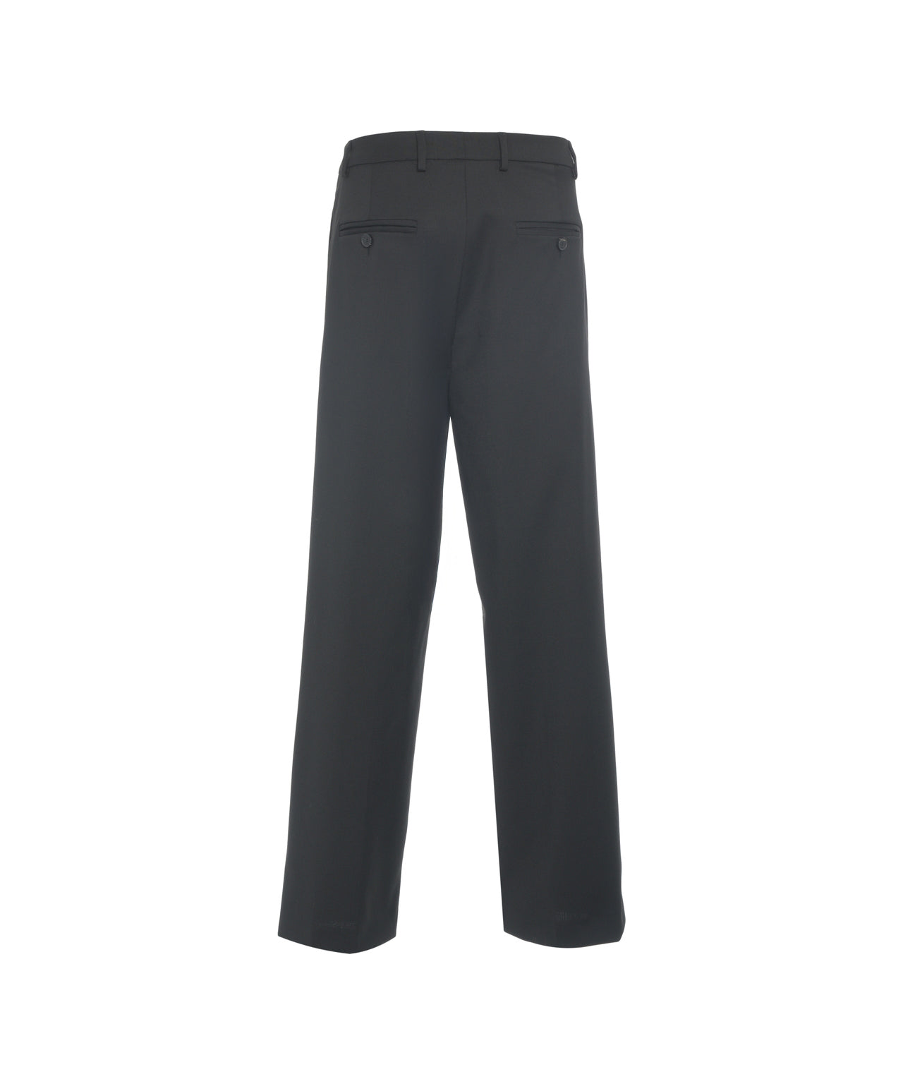 AMARANTO Straight Leg Pleated Trousers for Men