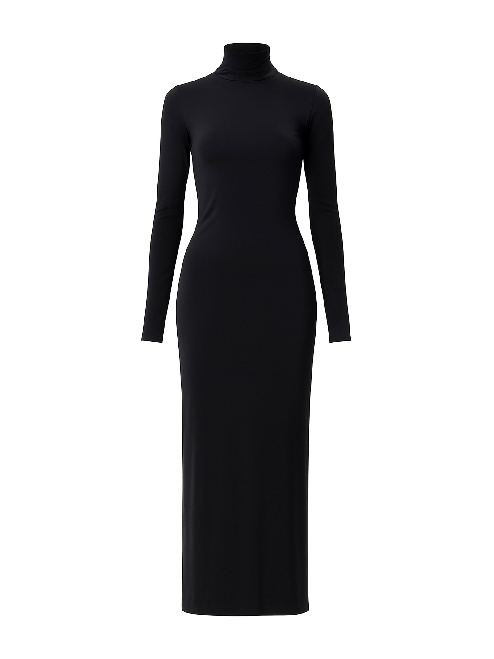 AMAZUIN Stylish High Collar Mini Dress for Women