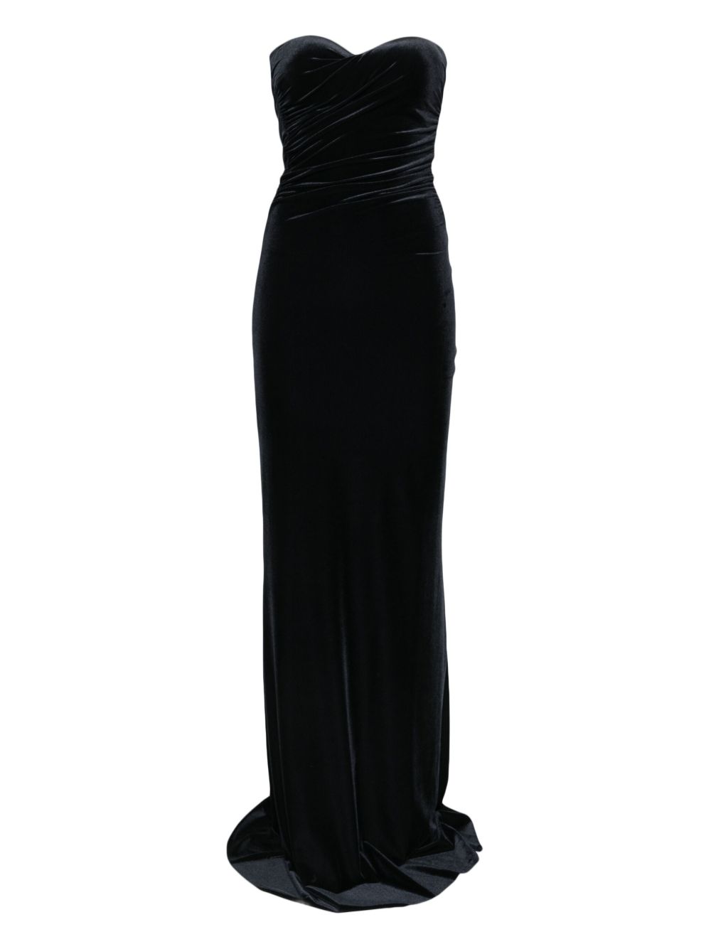 AMAZUIN Strapless Long Dress with Detachable Sleeves for Women