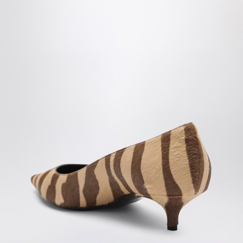 JIMMY CHOO Zebra-Print Pony Hair Pumps