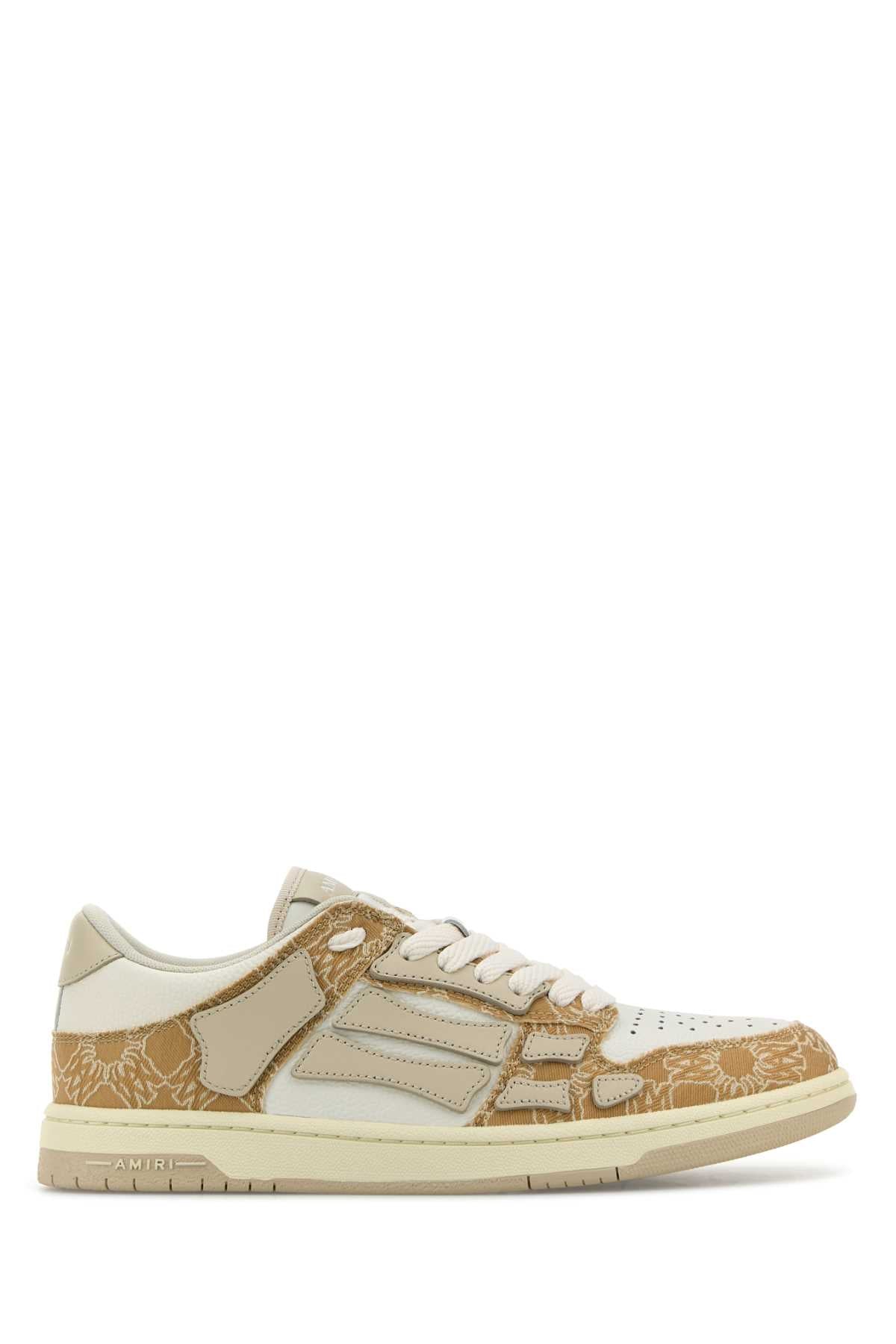 AMIRI Multicolored Leather and Fabric Low Top Sneakers for Men