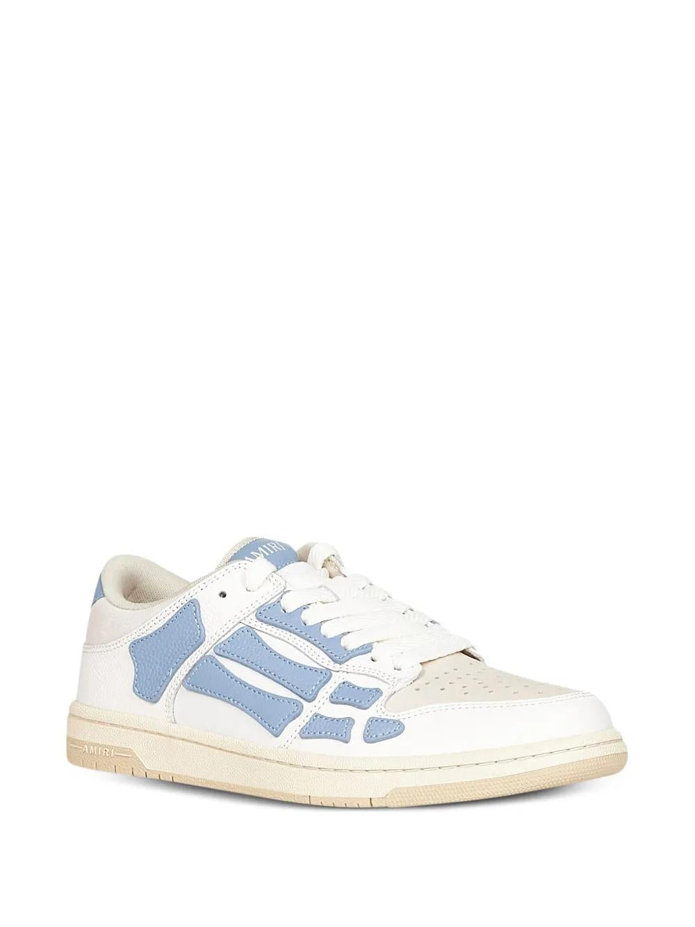 AMIRI Low-Top Leather Trainers with Skeleton Appliqué for Men