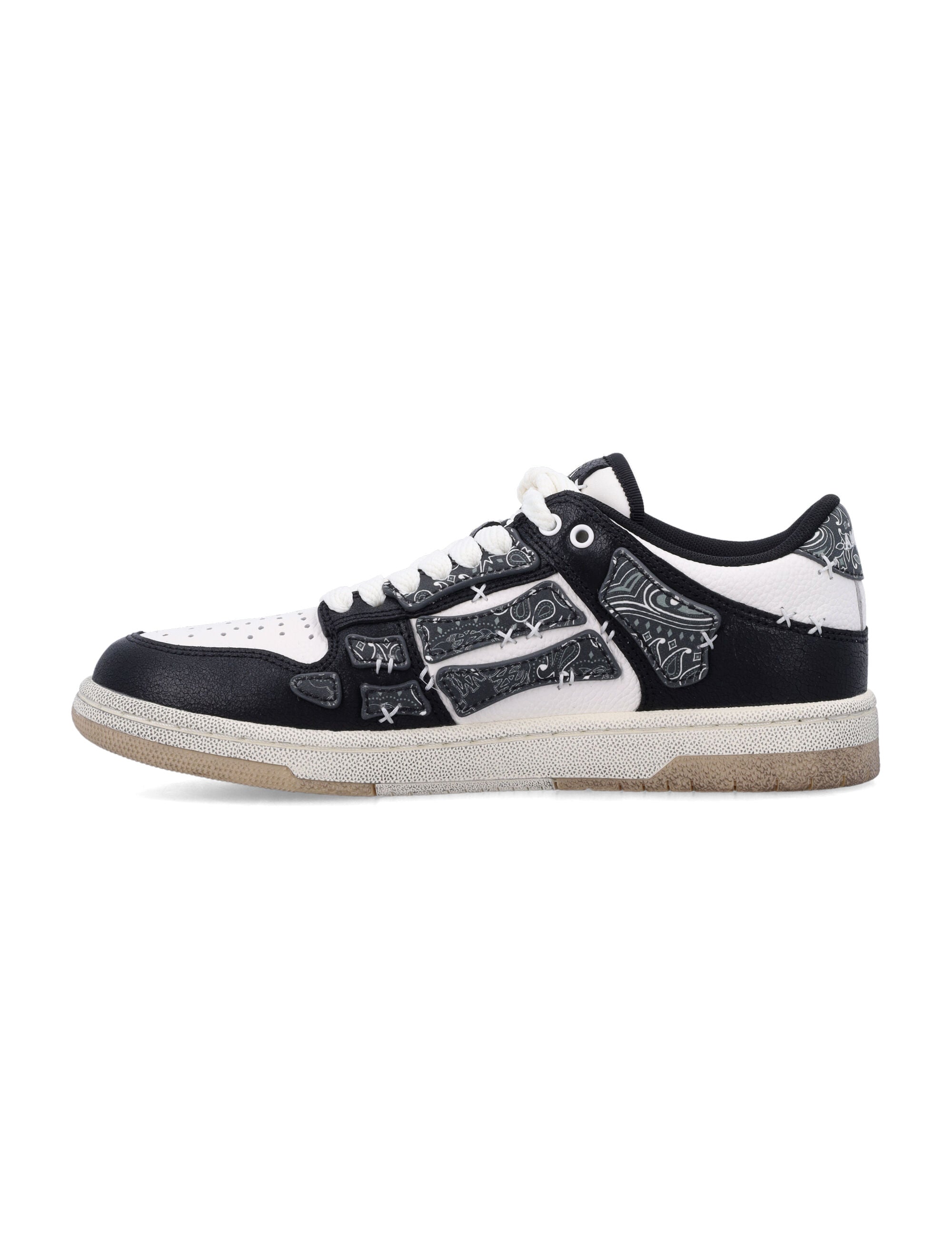 AMIRI Bandana Skull Top Low Sneakers