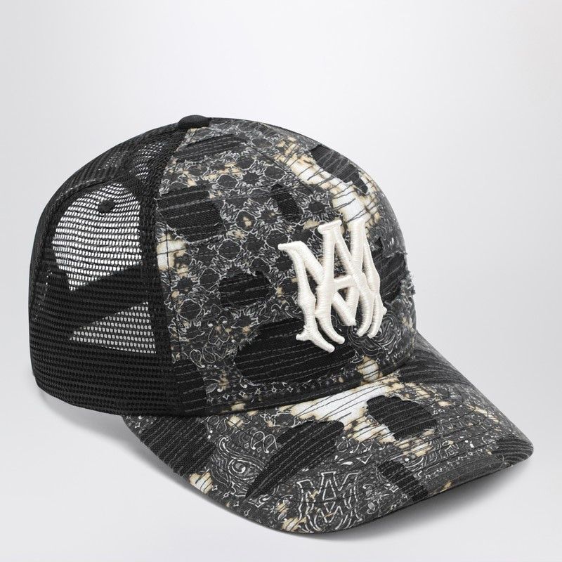 AMIRI Trucker Hat with Bandana Print