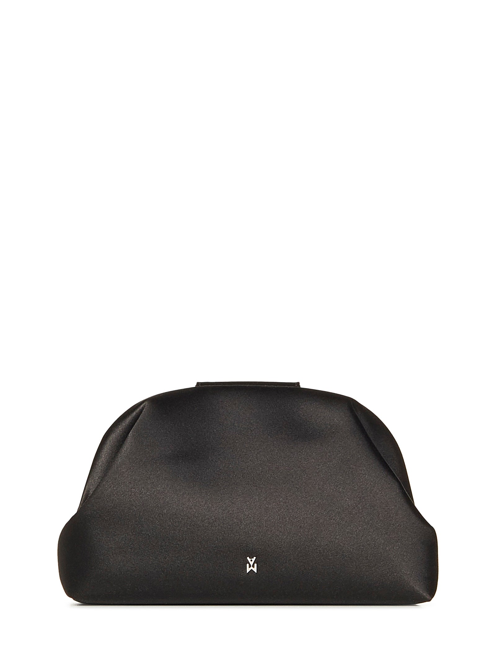 AMINA MUADDI Mini Handbag with Mirrored Accessory and Chain Strap