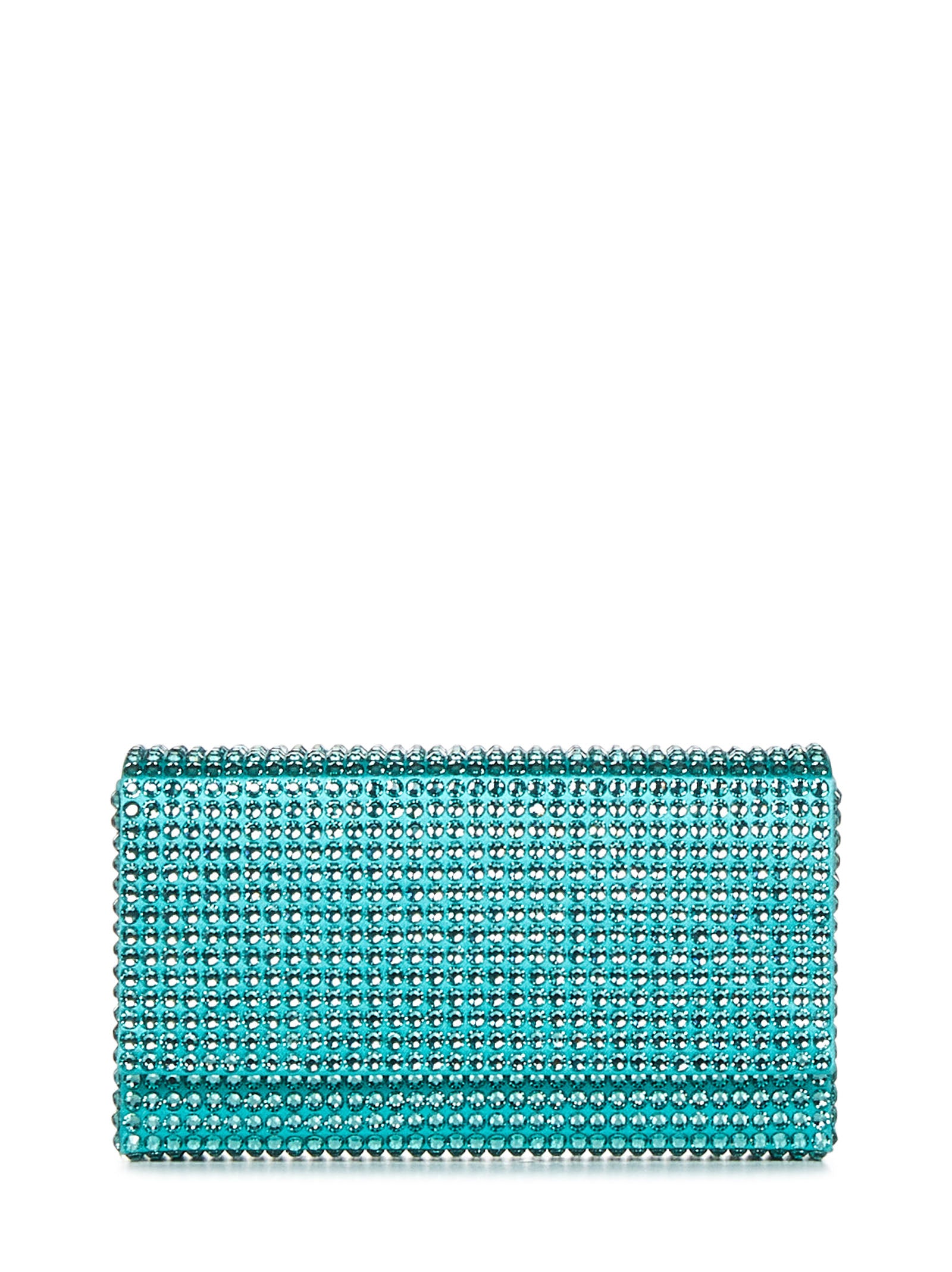 AMINA MUADDI Mini Handbag with Crystal Accents