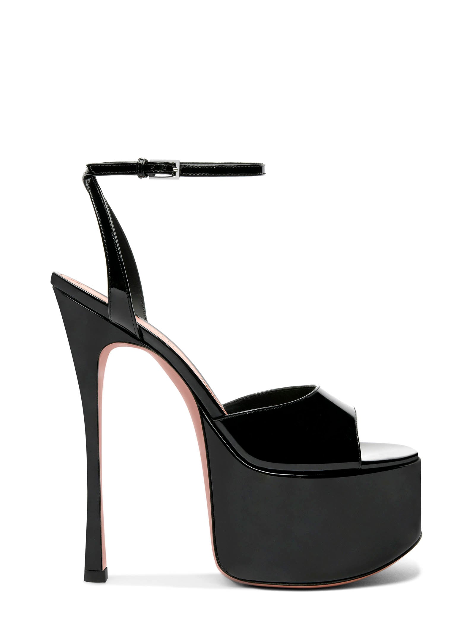 AMINA MUADDI Stunning Stiletto Sandals with Platform - 155 mm Heel