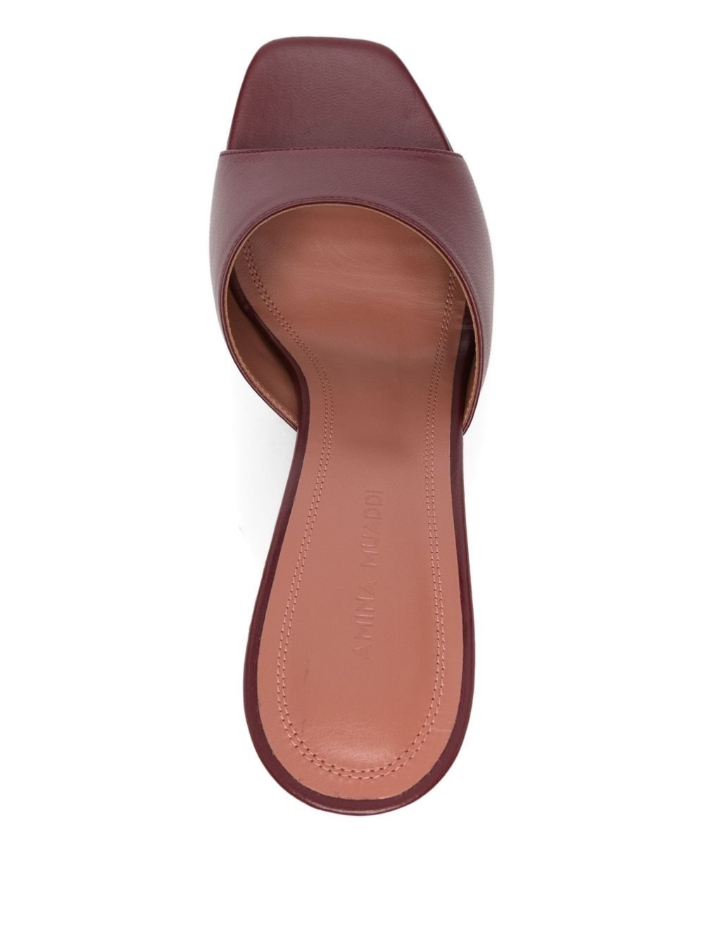 AMINA MUADDI Elegant Hourglass Heel Sandals