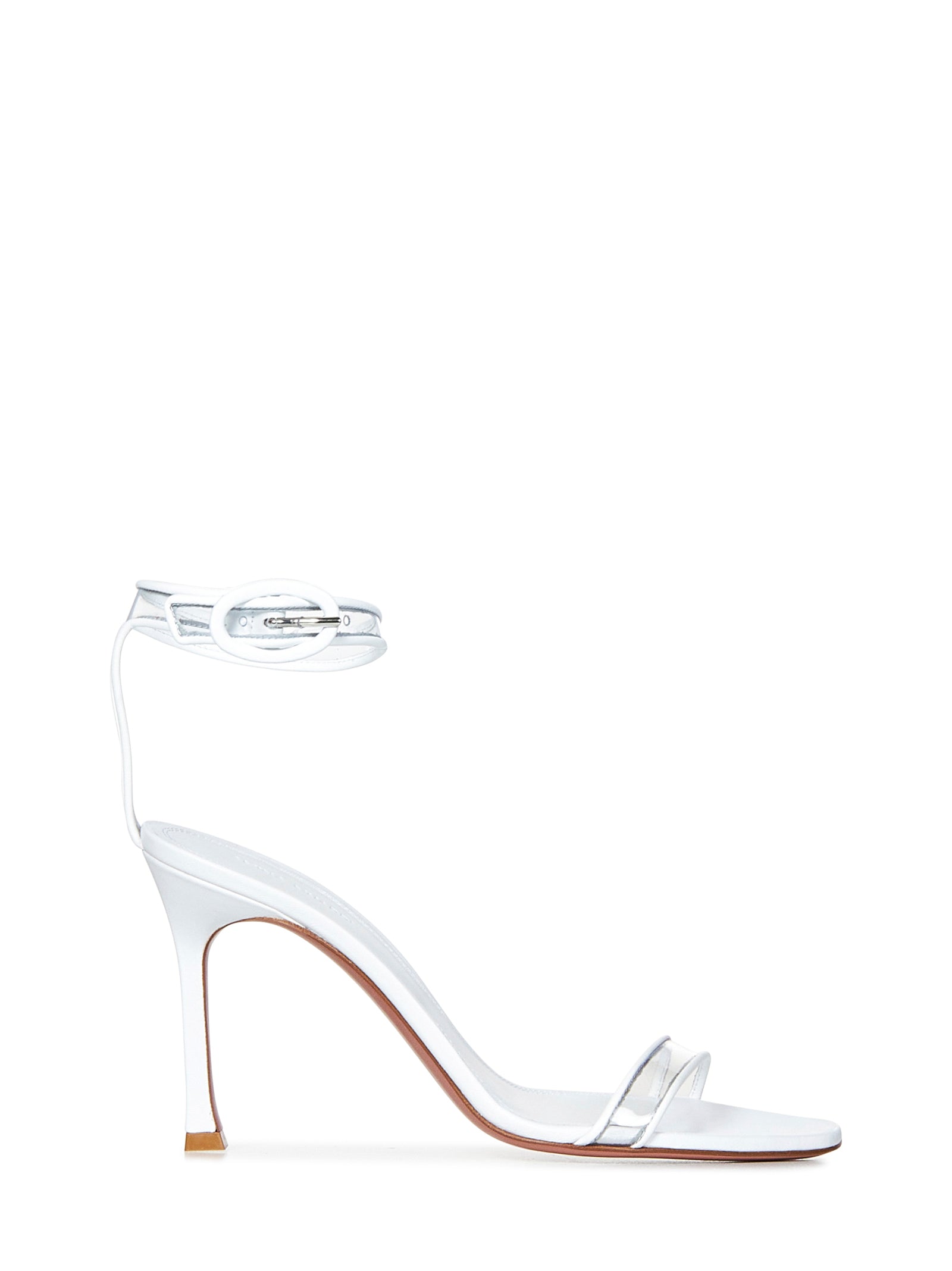 AMINA MUADDI Elegant 95mm Heeled Sandals for Women