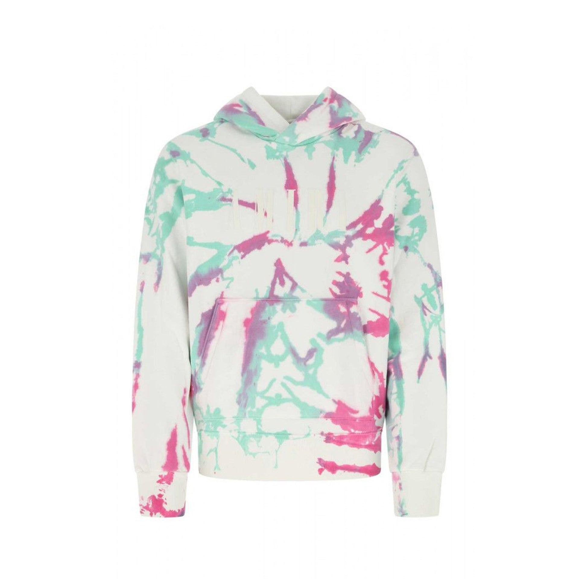 AMIRI Logo Tie-Dye Hoodie Sweatshirt