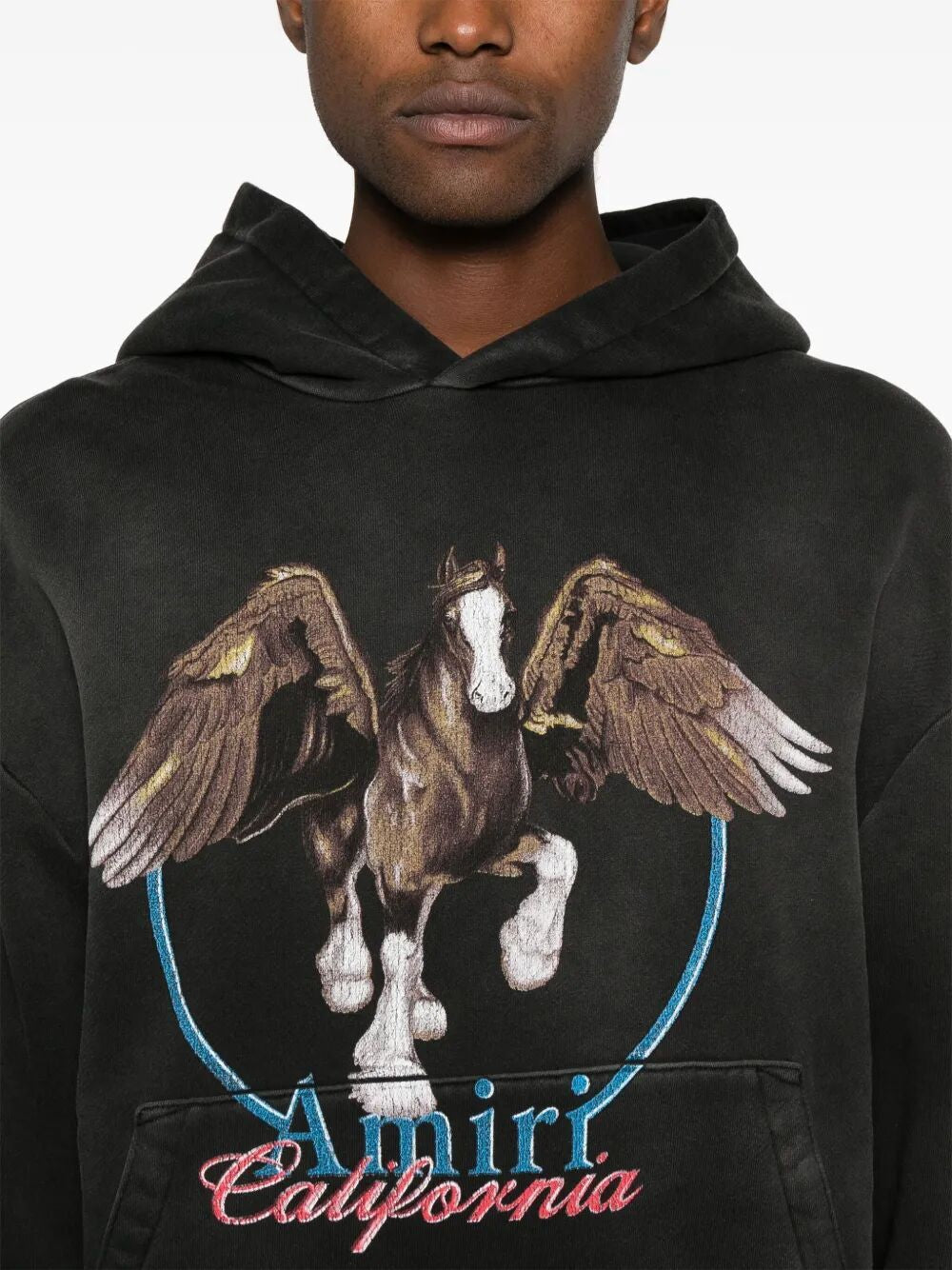 AMIRI Vintage Wash Pegasus Oversized Hoodie