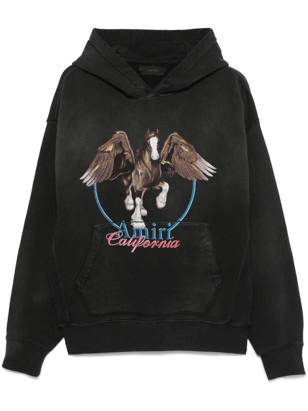 AMIRI Vintage Wash Pegasus Oversized Hoodie