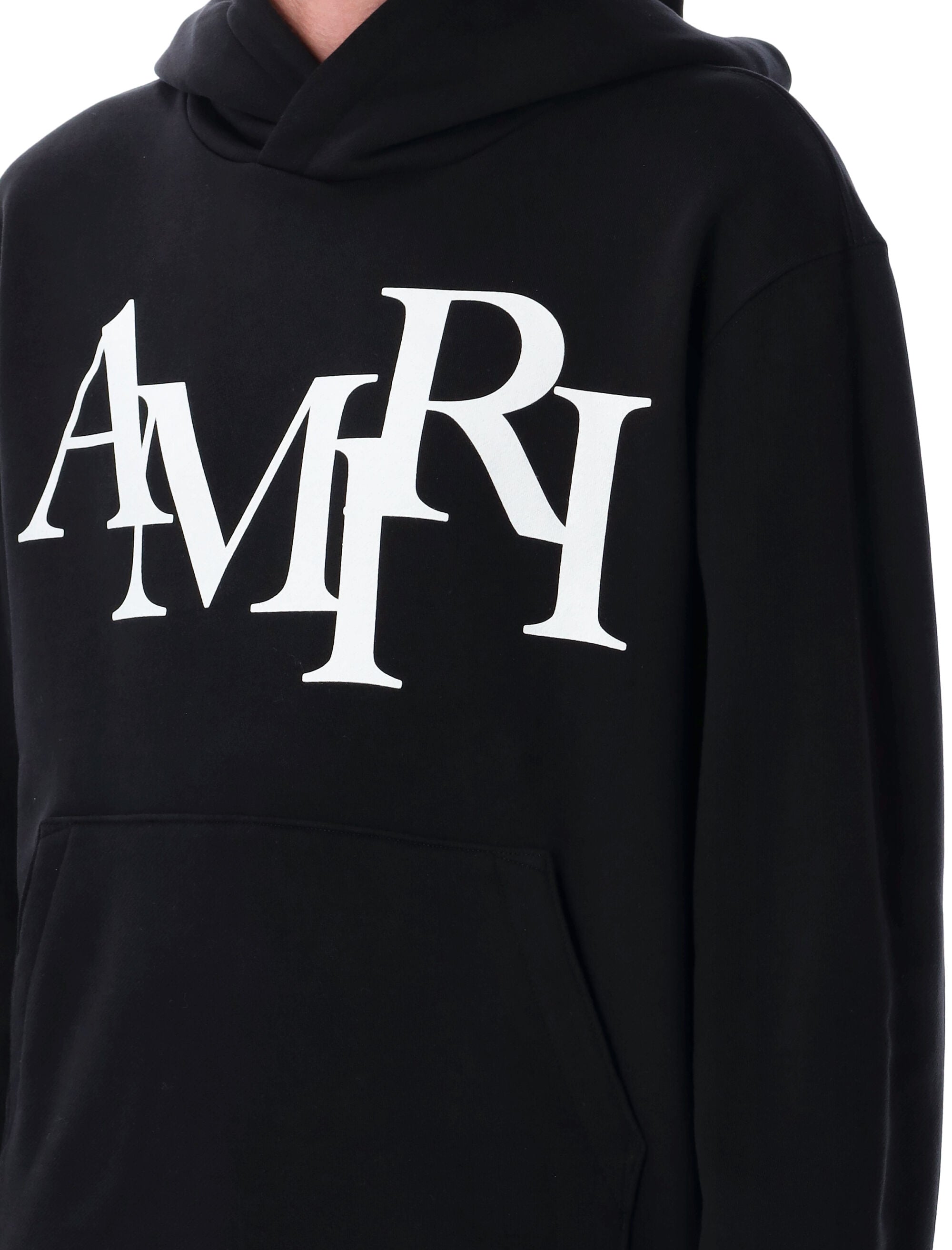 AMIRI Staggered Logo Hoodie - Size L