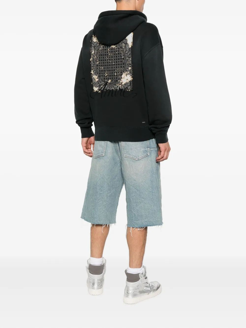 AMIRI Bleach Bandana Oversized Hoodie