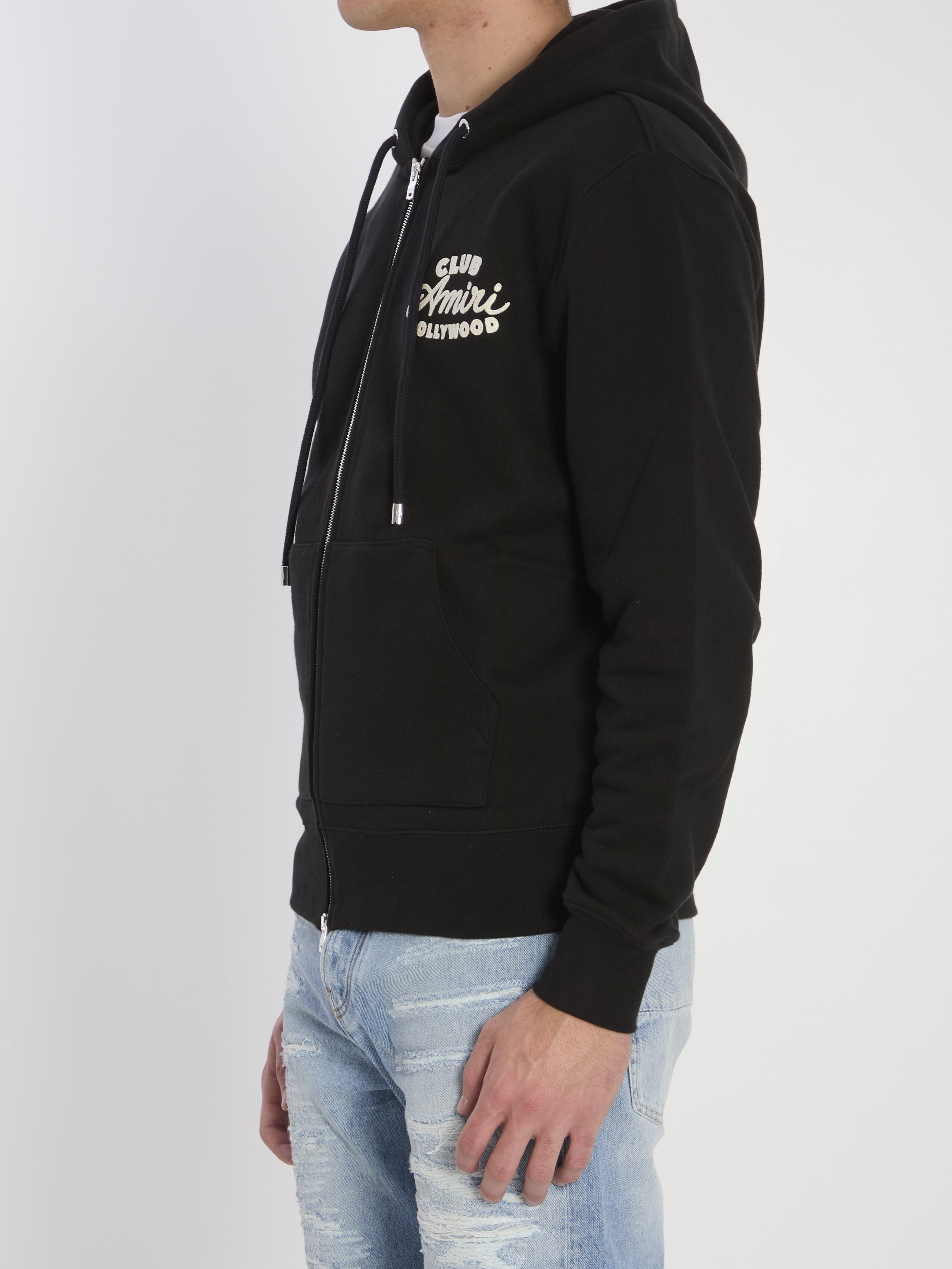 Club Amiri Zip Hoodie - Regular Fit