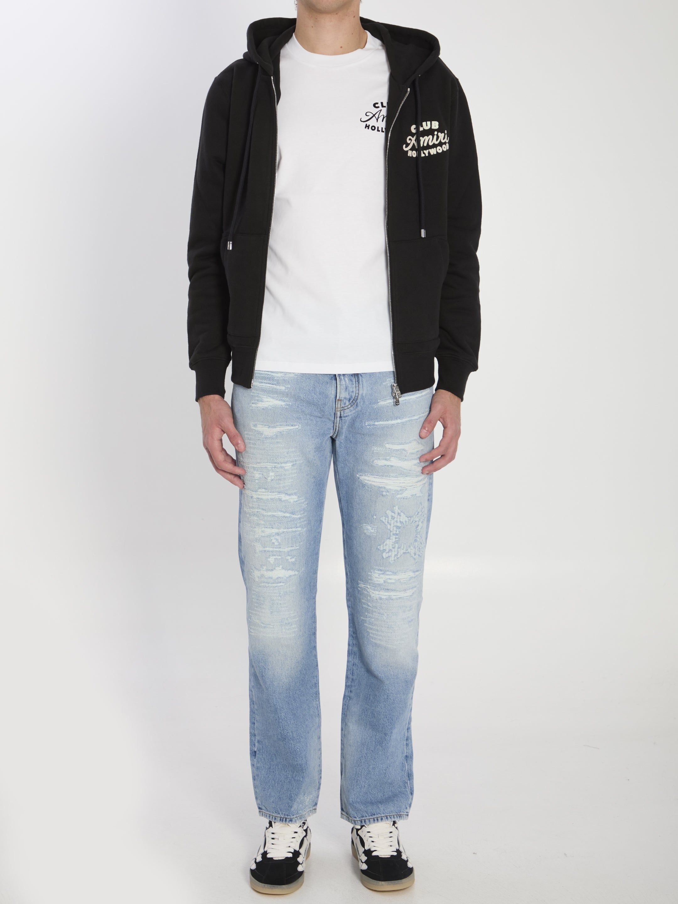 Club Amiri Zip Hoodie - Regular Fit