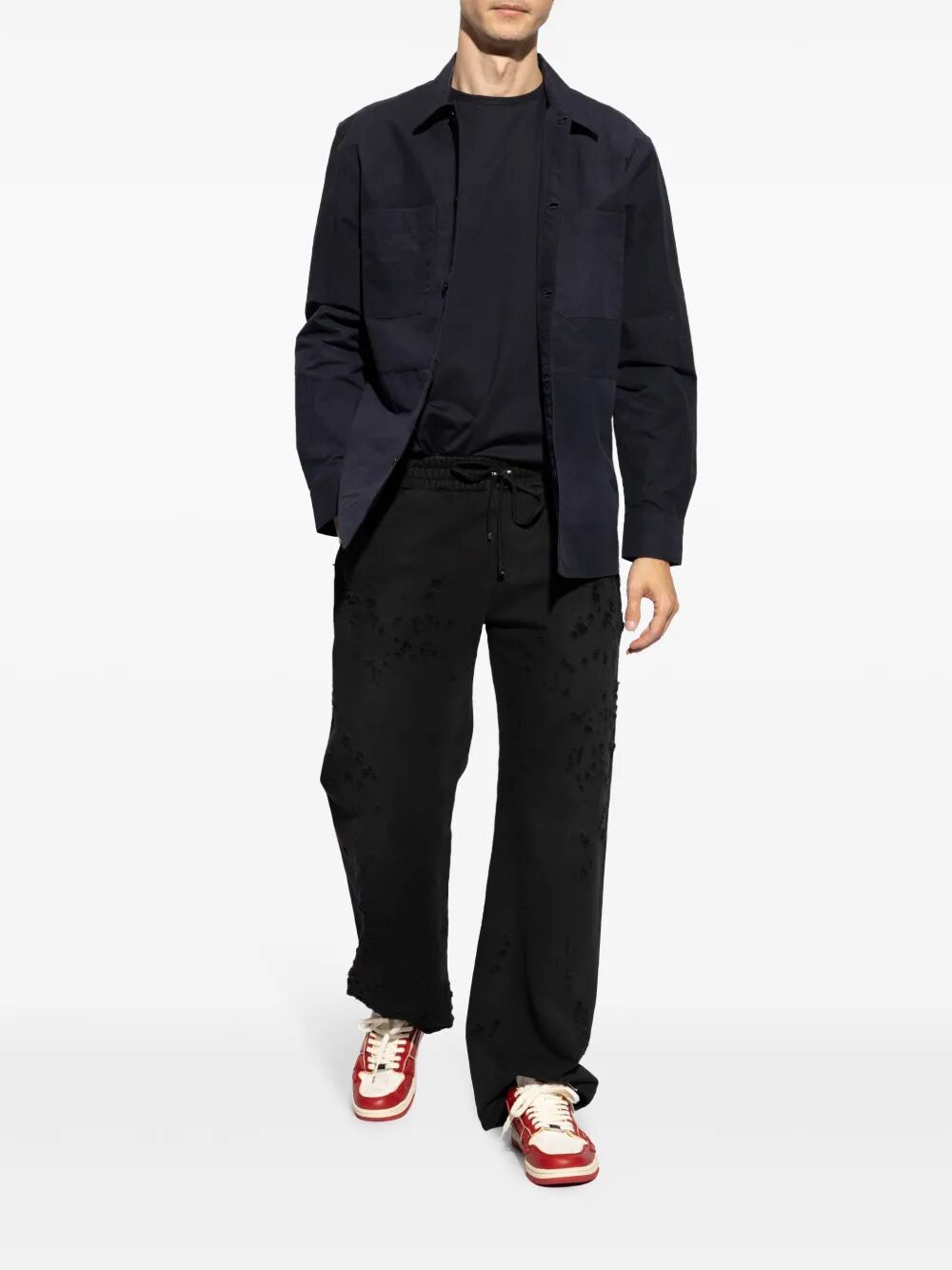 AMIRI Men's Embroidered Straight Sweatpant