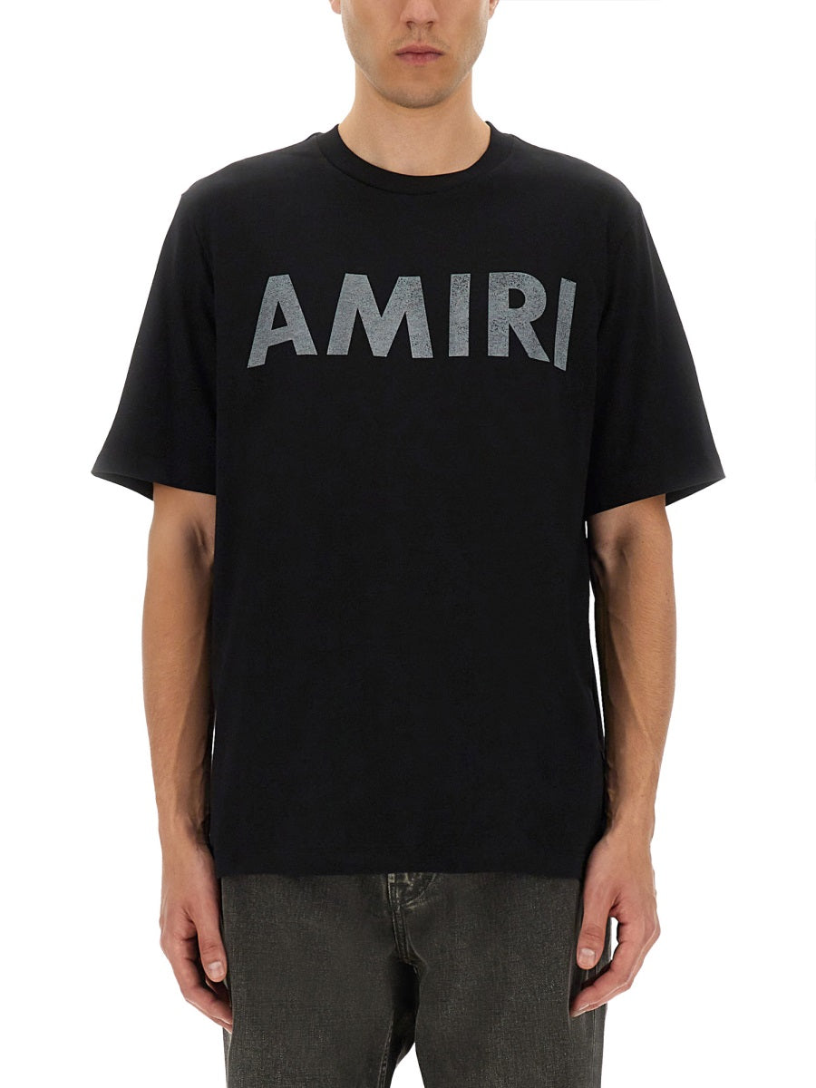 AMIRI Stencil Print Crewneck T-Shirt for Men