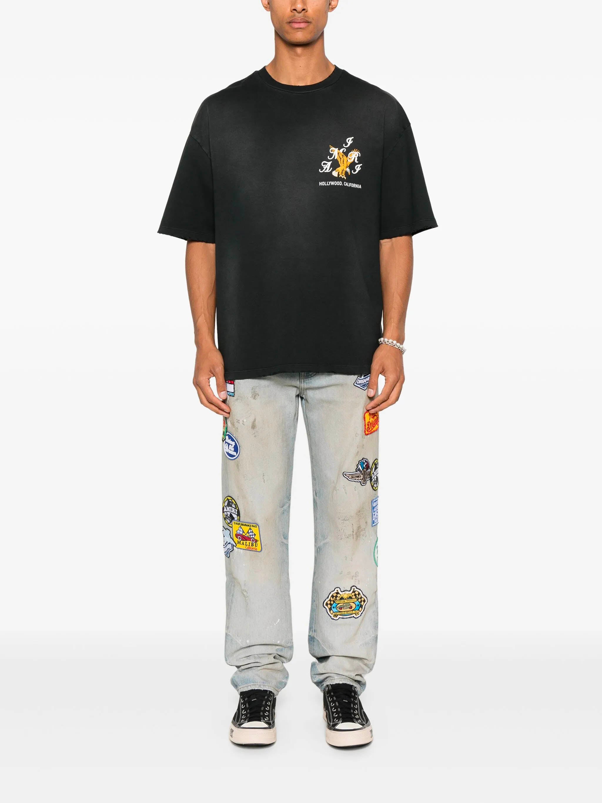 AMIRI Eagle Graphic Crewneck T-Shirt for Men