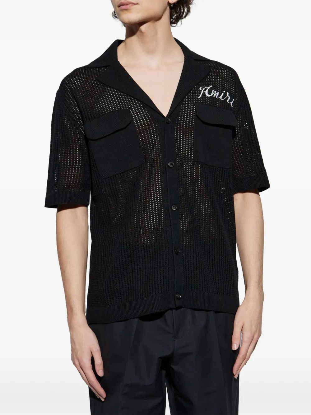 AMIRI Men's Mesh Polo for Spring/Summer 2025