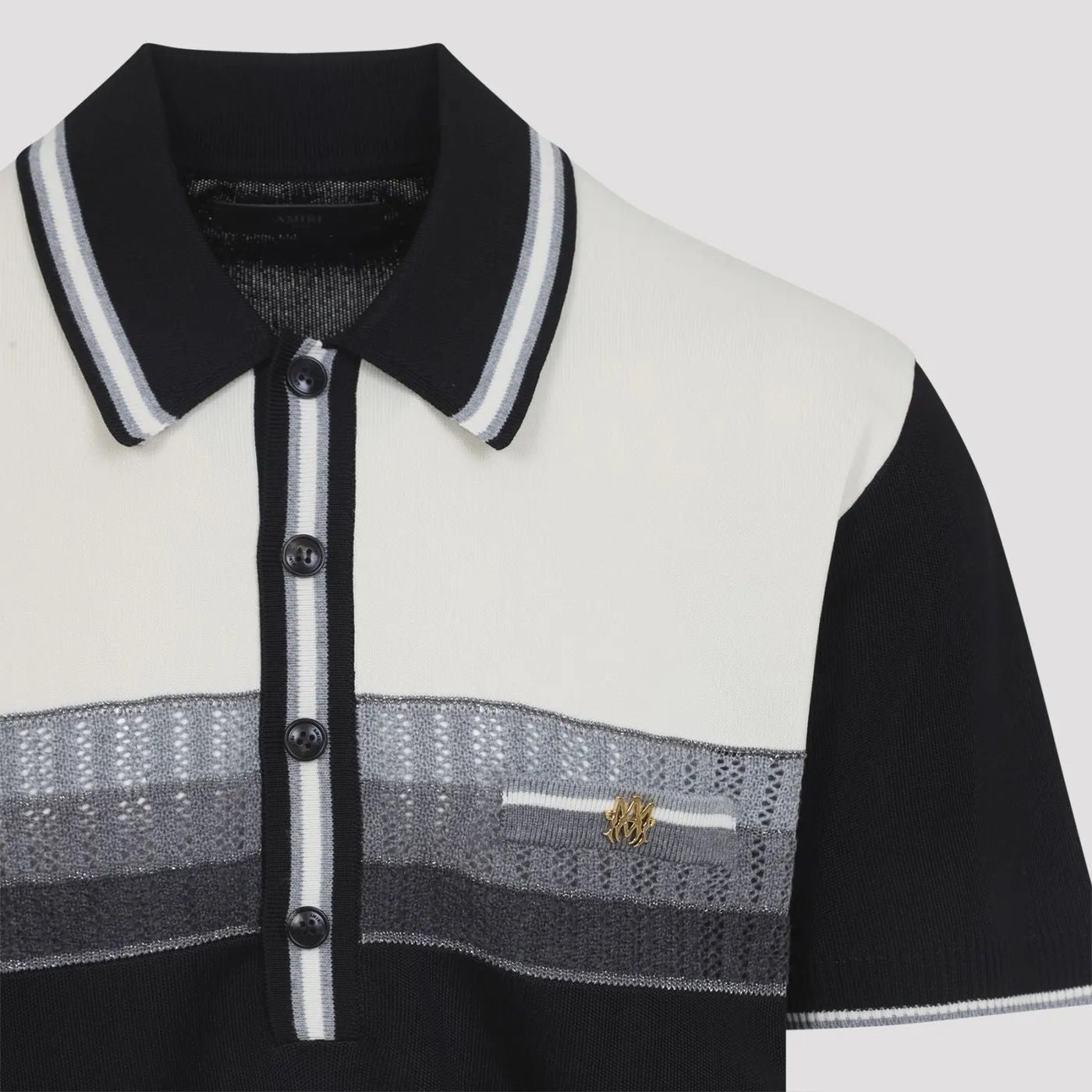 AMIRI Striped Polo for Men