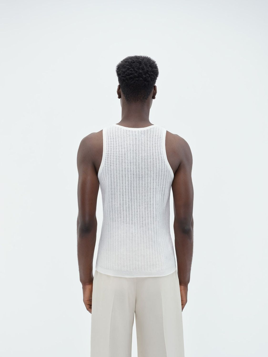 AMIRI Waffle Stitch Tank Top for Men