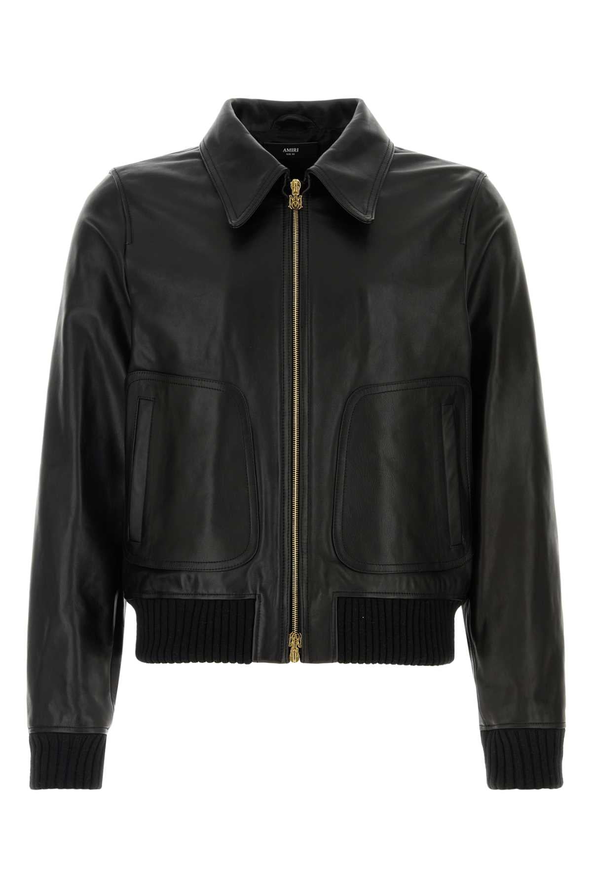 AMIRI Men's Leather Blouson Jacket