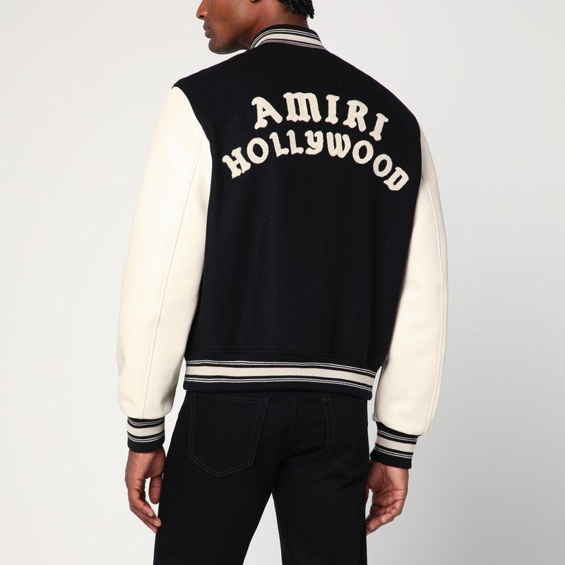 AMIRI Wool Blend Bomber Jacket for Men - FW25