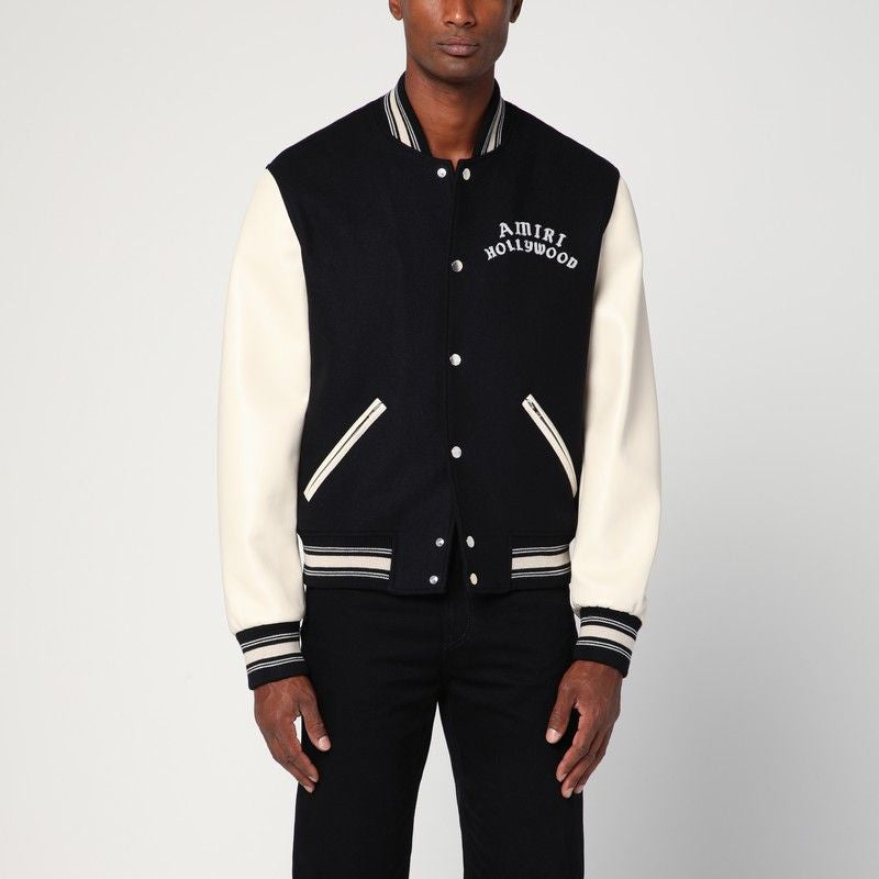 AMIRI Wool Blend Bomber Jacket for Men - FW25