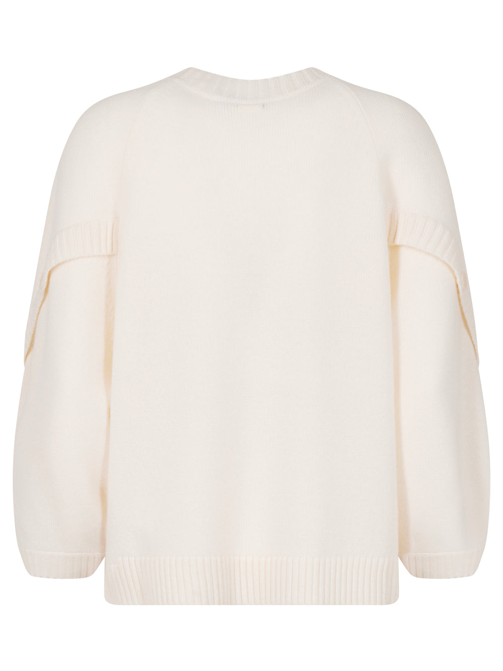 MAX MARA Oversized Wool and Cashmere Sweater with Crossover Detail