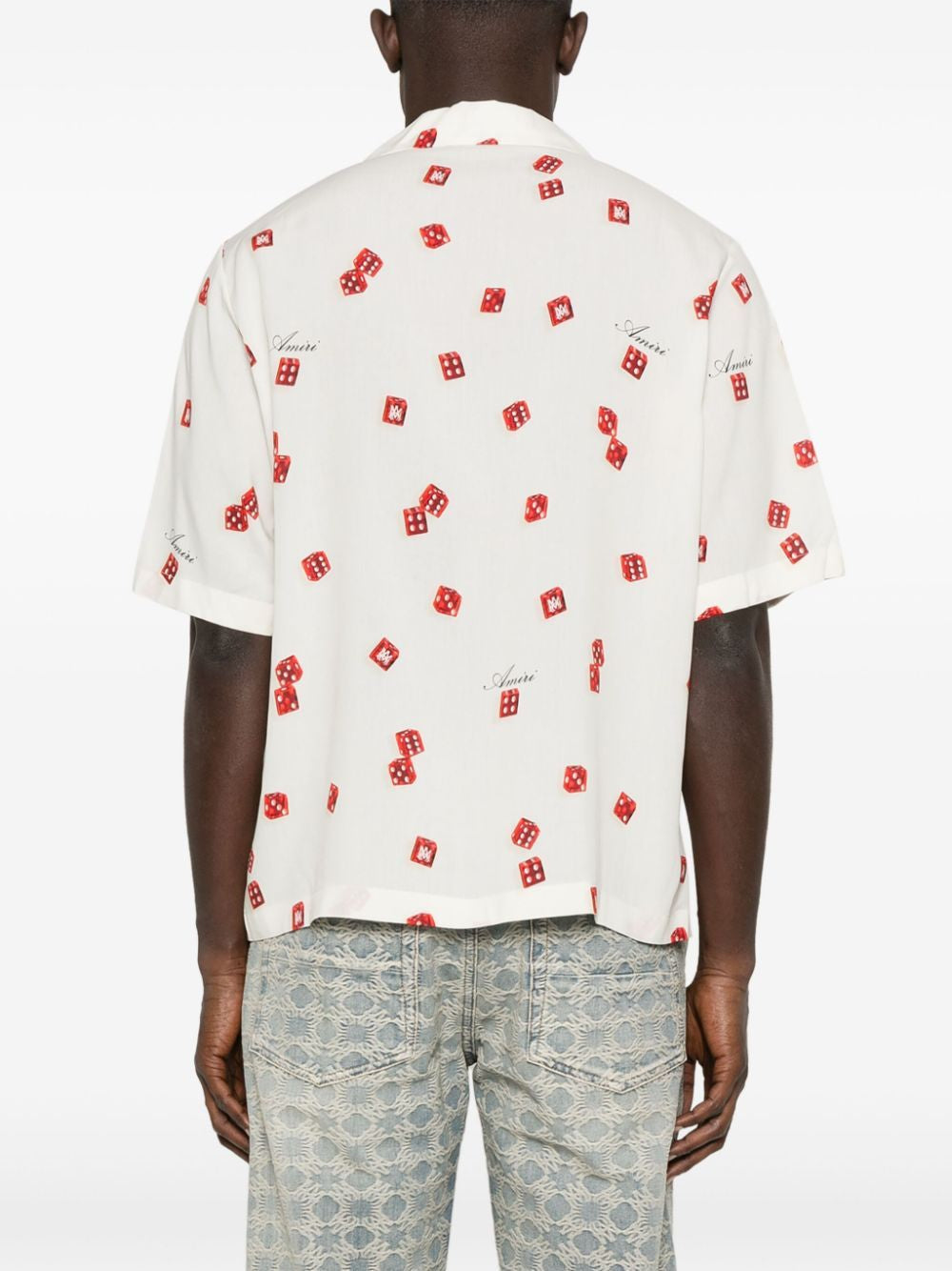 AMIRI Dice Bowling Shirt - Men's Fashion Classic