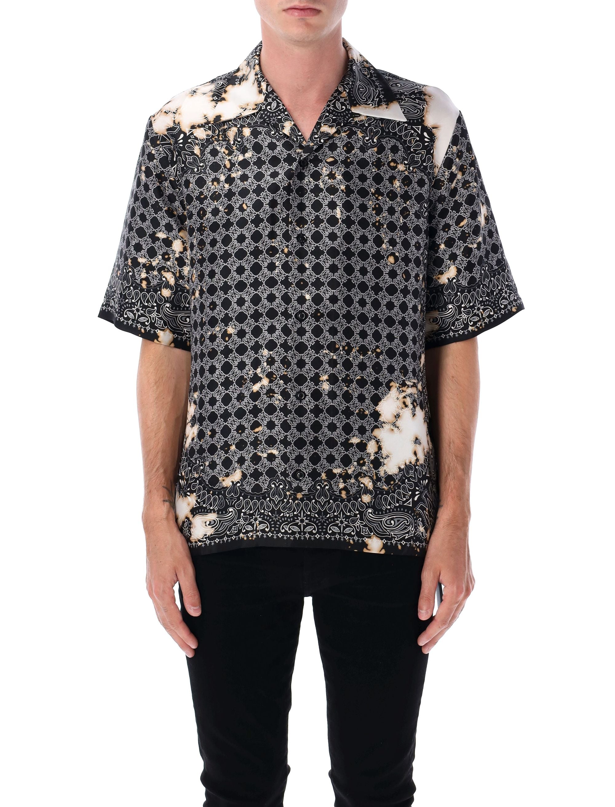 AMIRI Bleach Bandana Shirt for Men - FW25 Collection