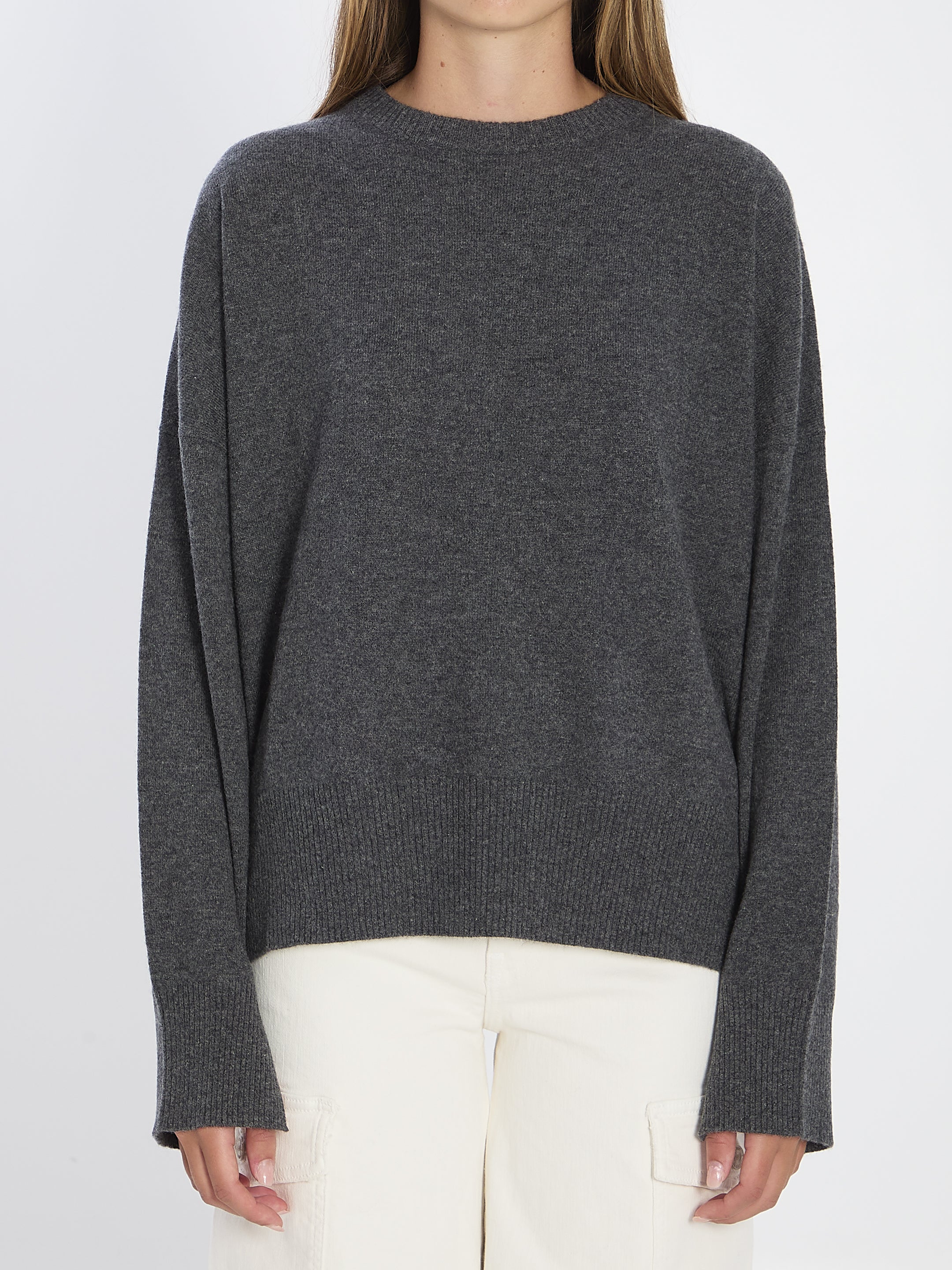 LOULOU DE SAISON Casual Loose Fit Cashmere Sweater - Size S