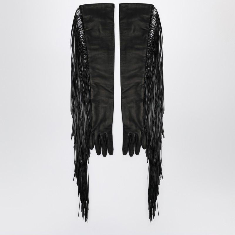 MAX MARA SPORTMAX Long Gloves with Dangling Fringes