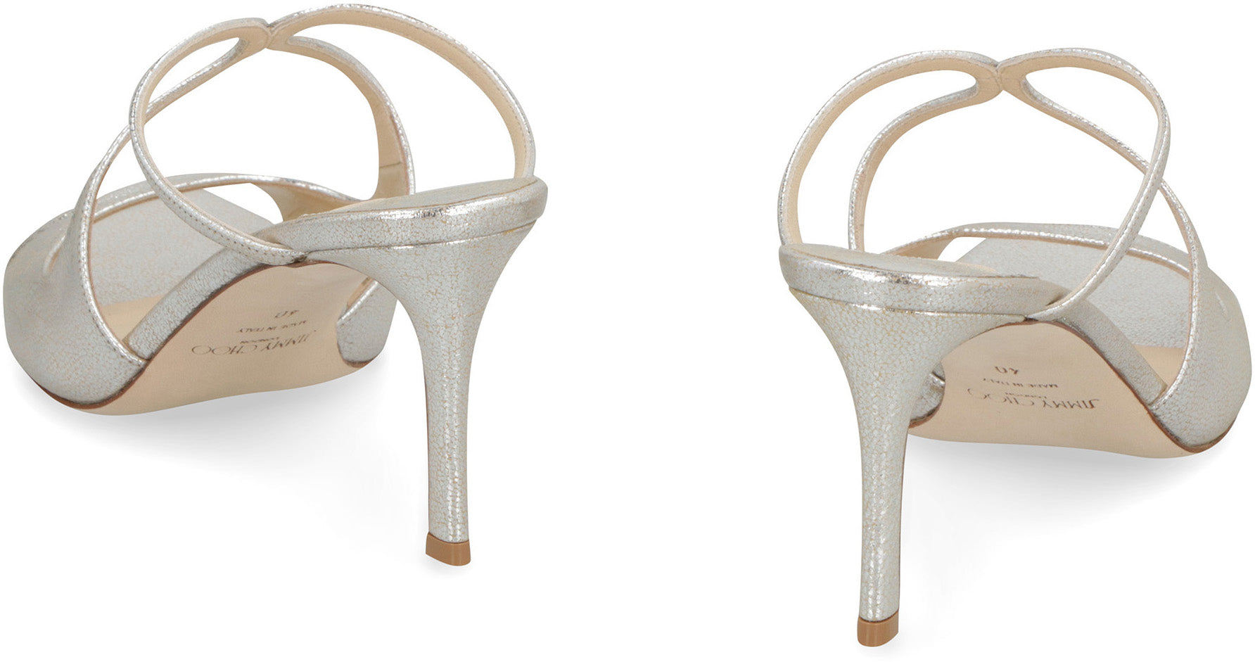 JIMMY CHOO Anise 75 Leather Heeled Sandals for Women