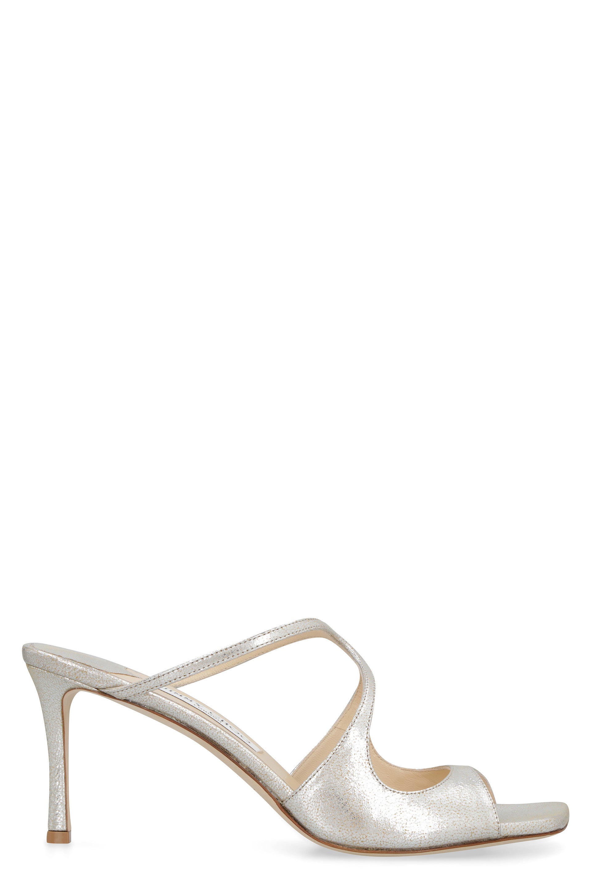 JIMMY CHOO Anise 75 Leather Heeled Sandals for Women