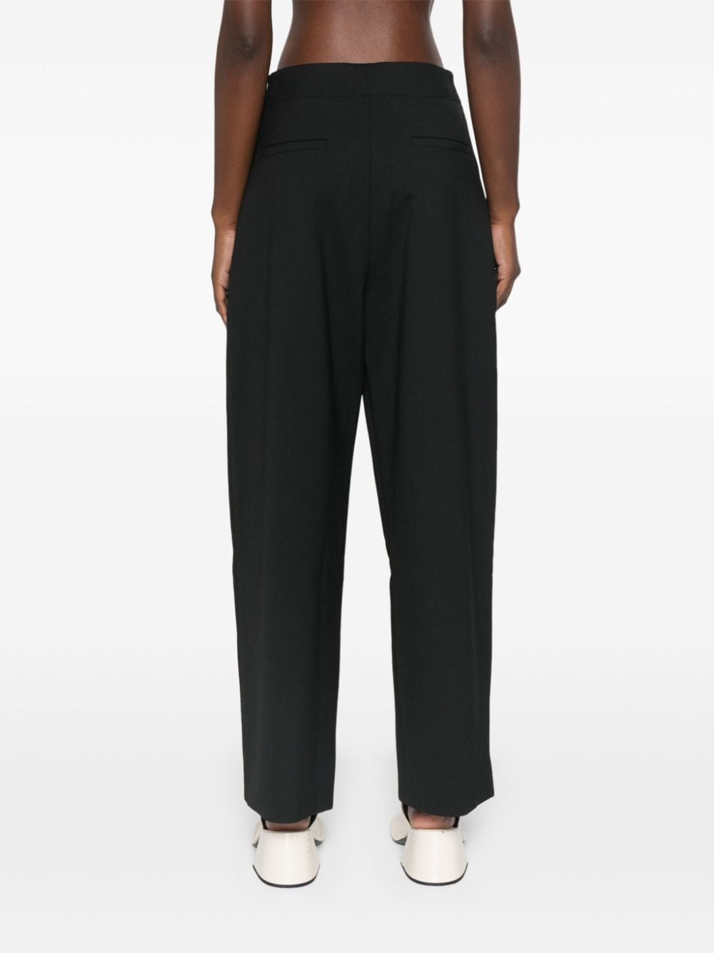 STUDIO NICHOLSON Wide Leg Cropped Trousers for Women