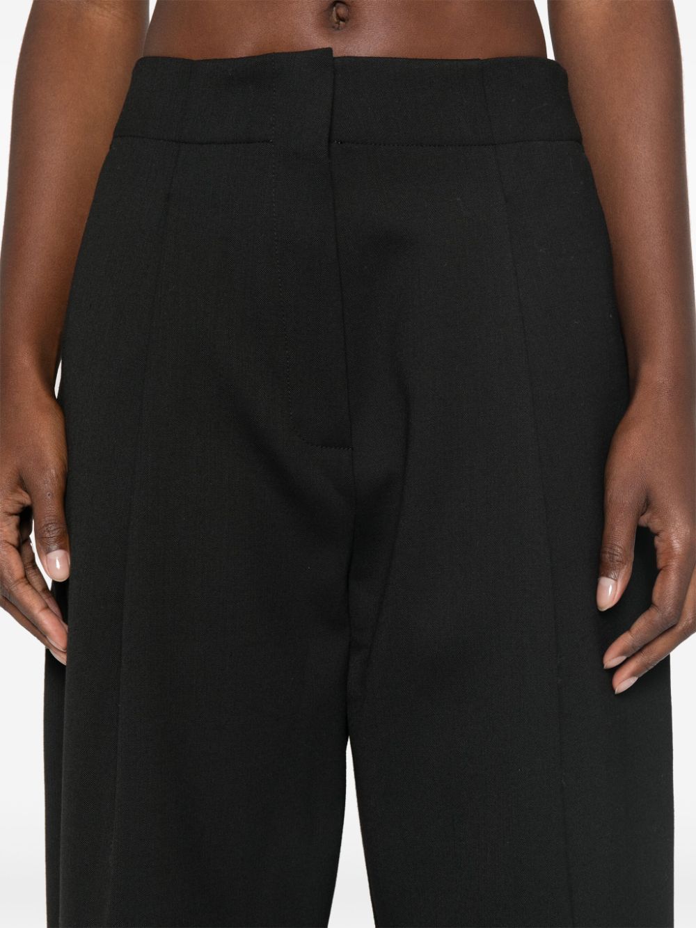 STUDIO NICHOLSON Wide Leg Cropped Trousers for Women