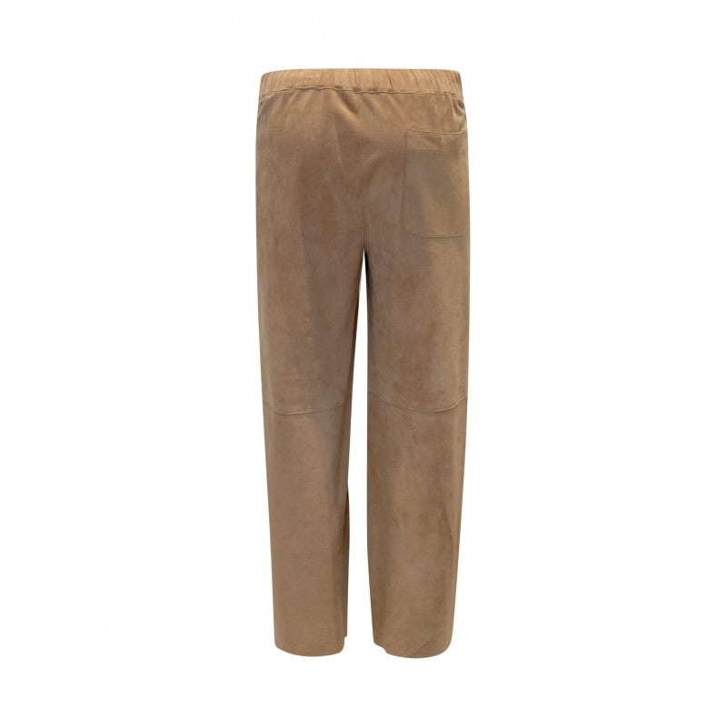 ANTONELLI FIRENZE Chic Suede Roche Pants for Women