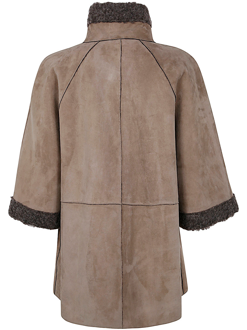 THE JACKIE LEATHERS Mini Leather Cape Jacket for Women