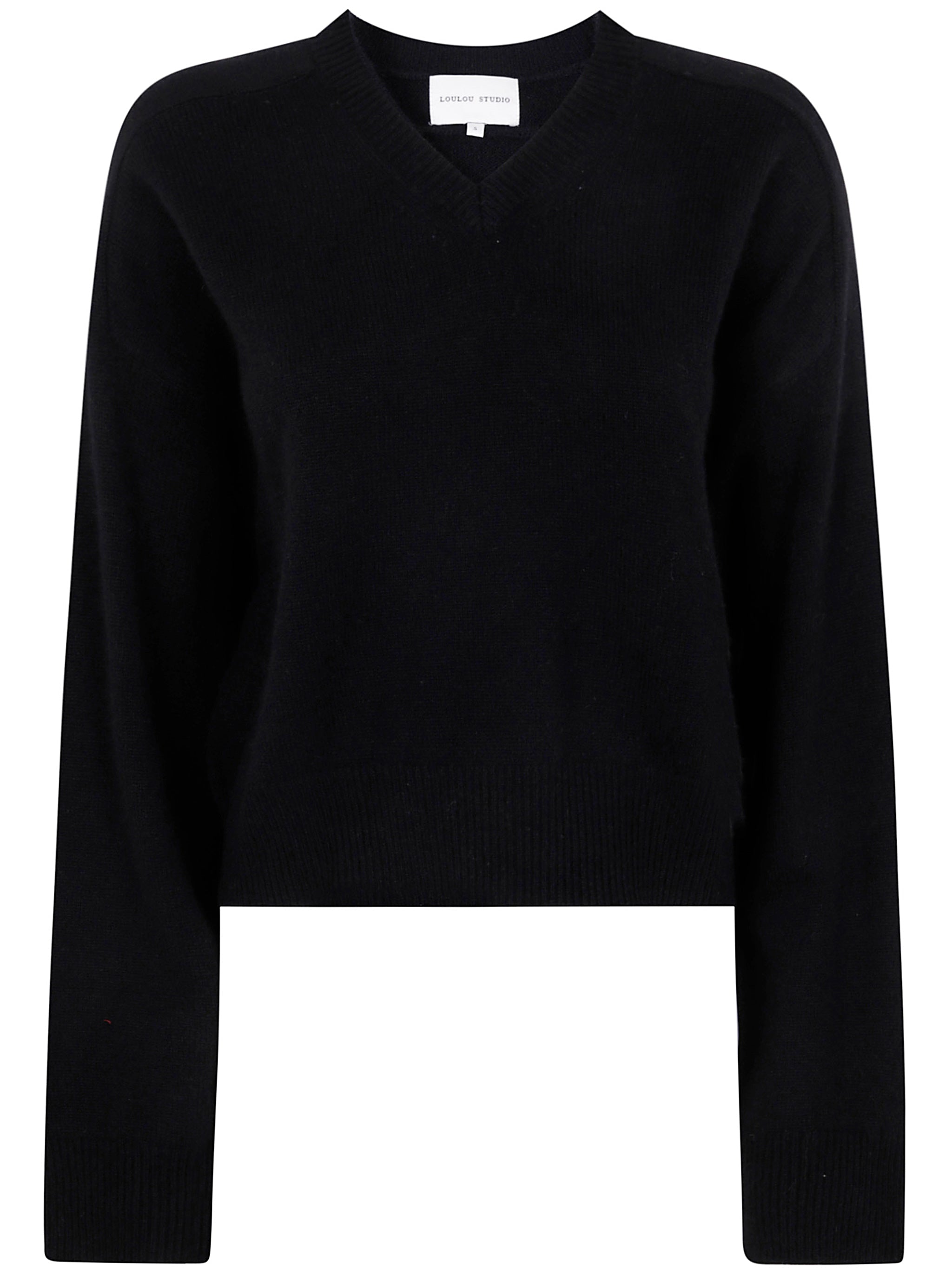LOULOU Mini Cashmere V-Neck Sweater
