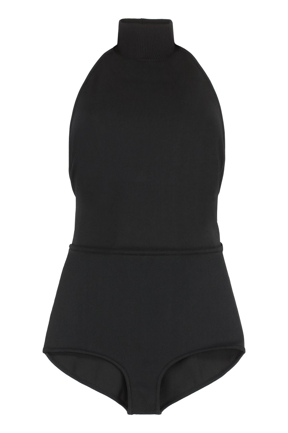MAX MARA Apogeo Knit Bodysuit with Stand-Up Collar