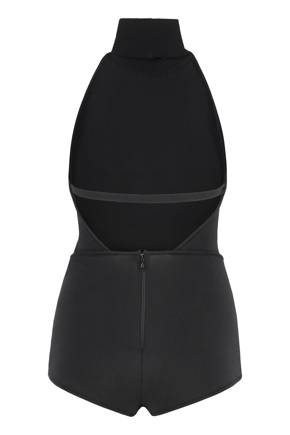 MAX MARA Apogeo Knit Bodysuit with Stand-Up Collar