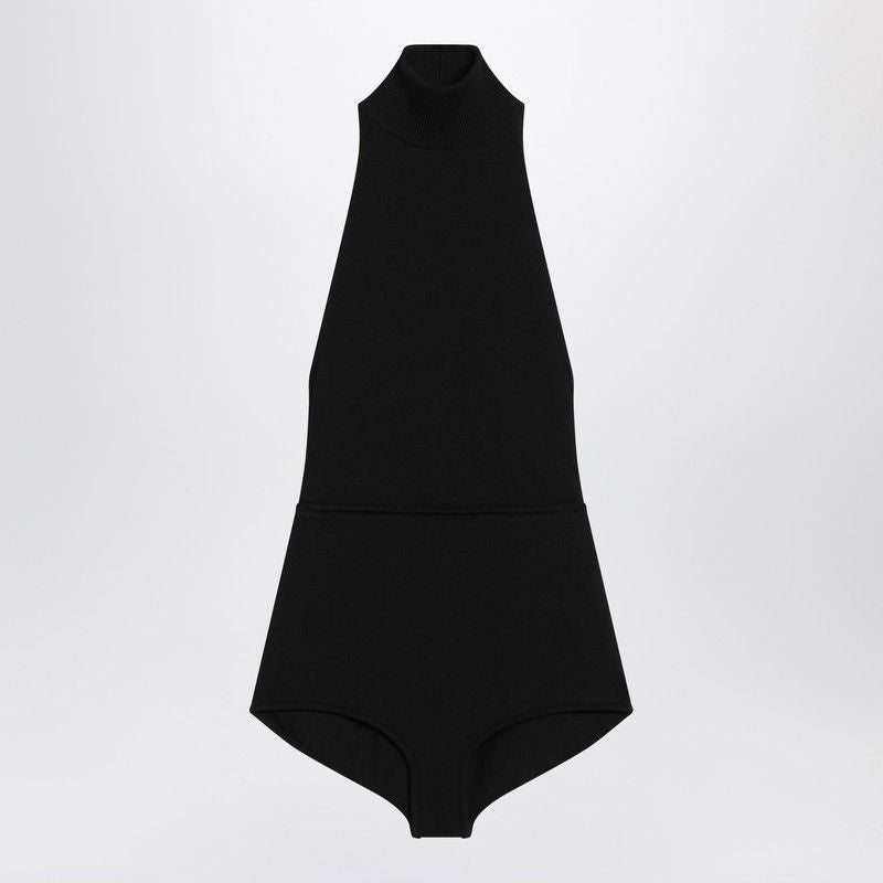 MAX MARA Fitted Turtleneck Bodysuit with American Neckline