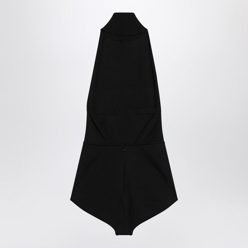 MAX MARA Fitted Turtleneck Bodysuit with American Neckline