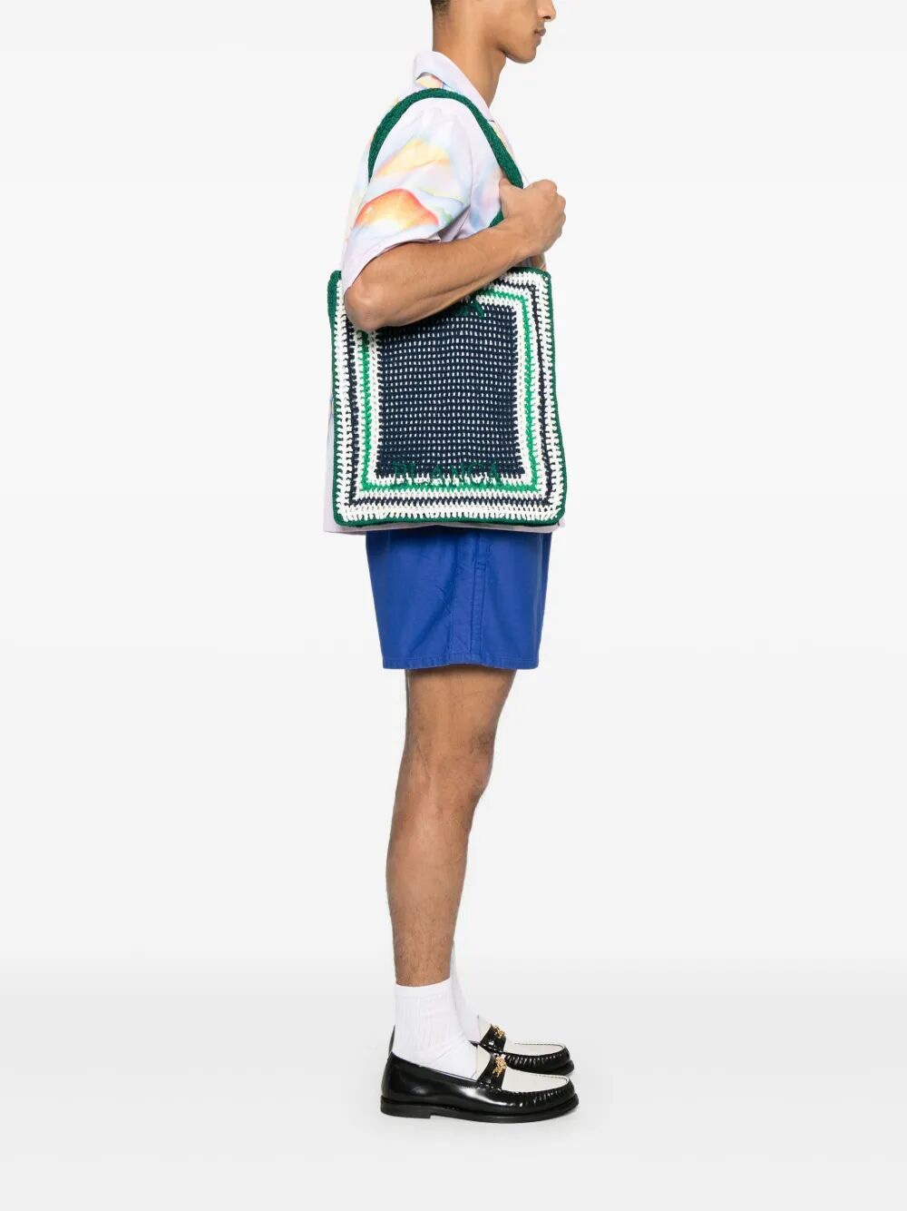 CASABLANCA Crochet Shopping Handbag - Unisex