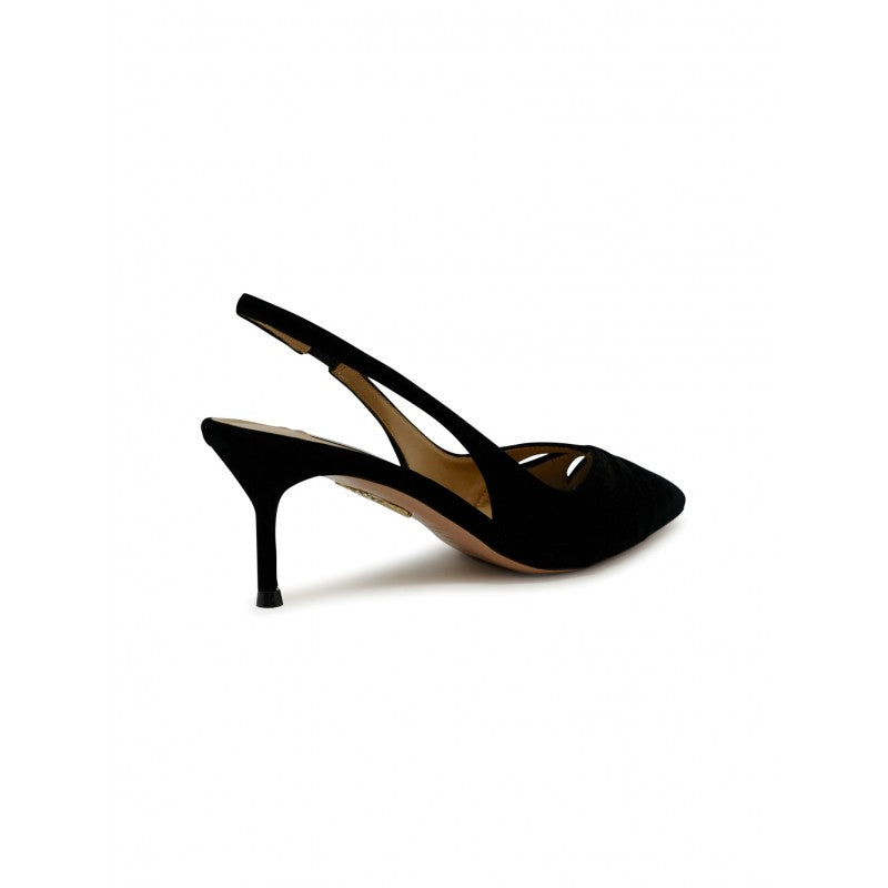 AQUAZZURA Elegant Velvet Moves Sling 65