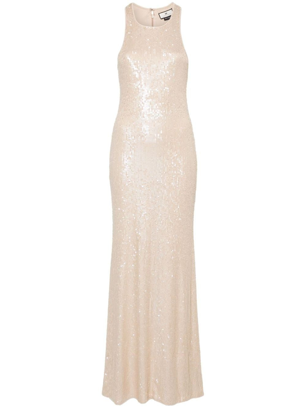ELISABETTA FRANCHI Mini Sequined Straps Dress