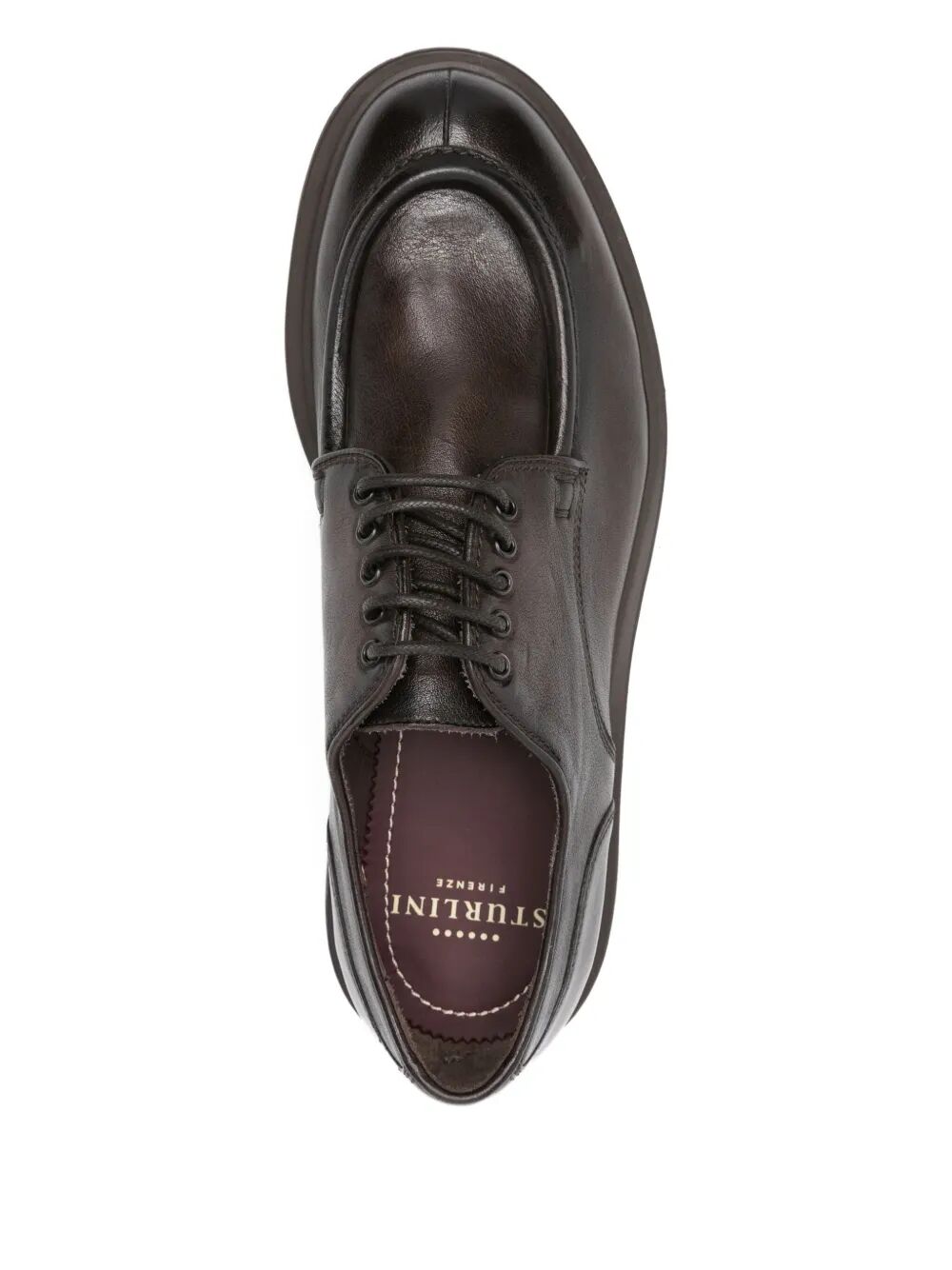 STURLINI Men's Leather Derby Dress Shoes