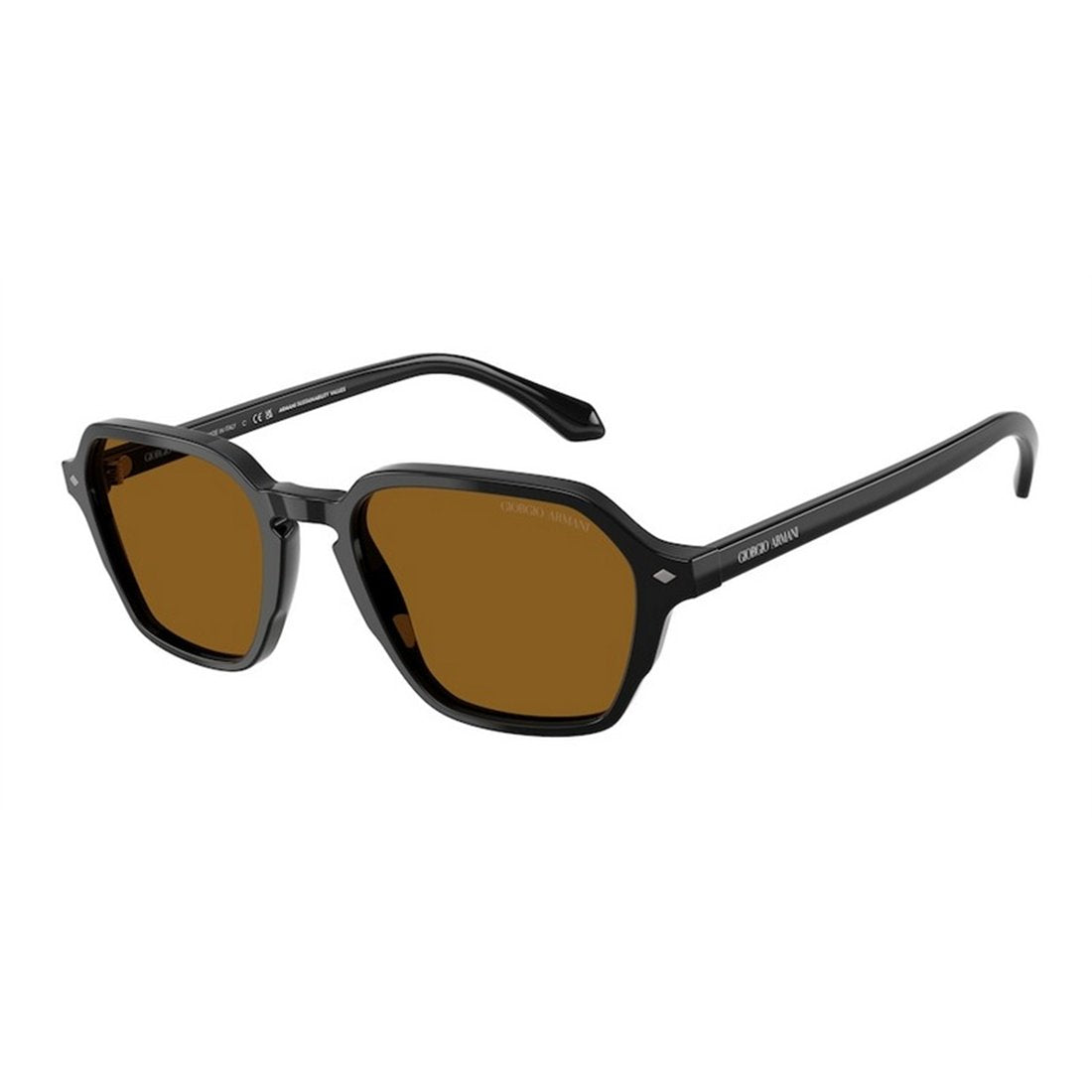 GIORGIO ARMANI Sleek Men's Acetate Sunglasses